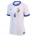 Camisa de Futebol França Eduardo Camavinga #6 Equipamento Secundário Mulheres Europeu 2024 Manga Curta